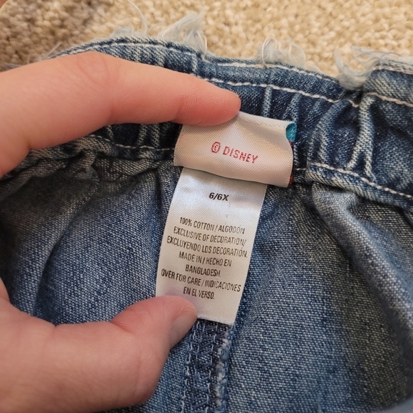 Disney Kids Vintage Denim Jean Pants Size 6 - Picture 4 of 5